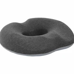 vidaXL Almohada para el asiento 42 x 36,5 x 8 cm Gris oscuro