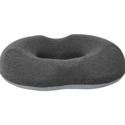 vidaXL Almohada para el asiento 42 x 36,5 x 8 cm Gris oscuro