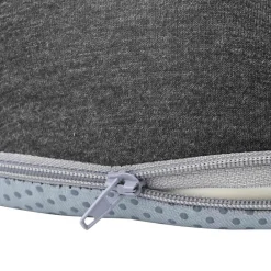 vidaXL Almohada para el asiento 42 x 36,5 x 8 cm Gris oscuro