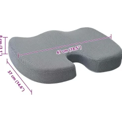 vidaXL Ropa De Casa|Decoración-Almohada para el asiento Color sólido 47 x 37 x 8 cm
