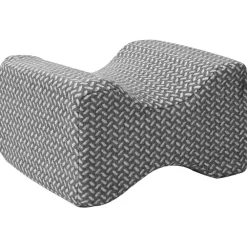 vidaXL Almohada para la rodilla Color sólido 26 x 21,5 x 15 cm Gris Outlet