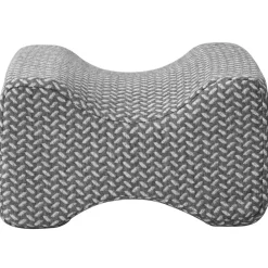 vidaXL Almohada para la rodilla Color sólido 26 x 21,5 x 15 cm Gris Outlet