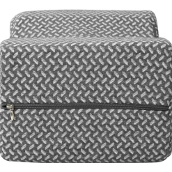 vidaXL Almohada para la rodilla Color sólido 26 x 21,5 x 15 cm Gris Outlet