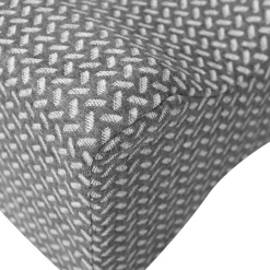 vidaXL Almohada para la rodilla Color sólido 26 x 21,5 x 15 cm Gris Outlet