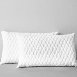 vidaXL Ropa De Casa-Almohadas 2 unidades de espuma viscoelástica 80x40x14 cm