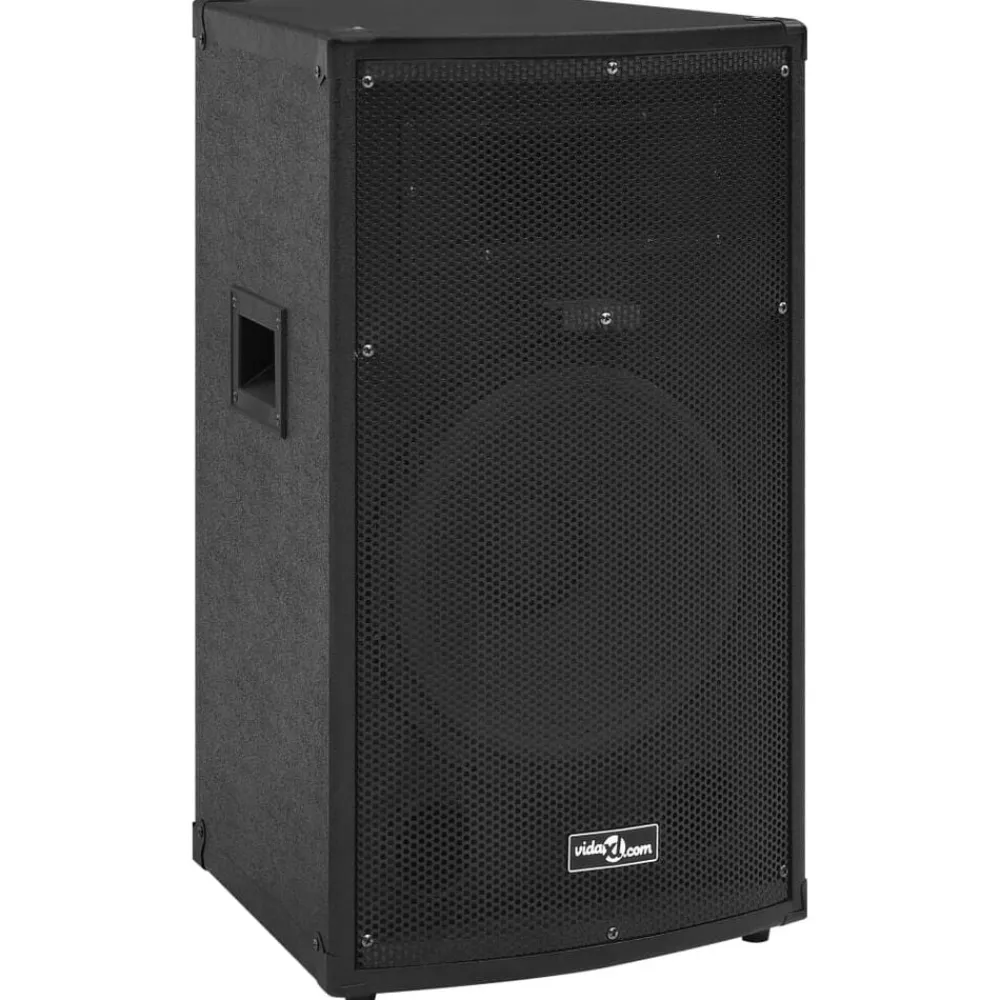 vidaXL Altavoces pasivos escenario profesional hifi 1000 W negro Clearance
