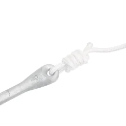 vidaXL Ancla plegable con cuerda hierro maleable plateado 2,5 kg Outlet