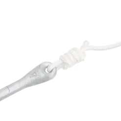 vidaXL Ancla plegable con cuerda hierro maleable plateado 1,5 kg Sale