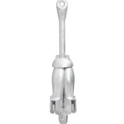 vidaXL Piezas Y Accesorios Para Vehículos-Ancla plegable hierro maleable plateado 1,5 kg