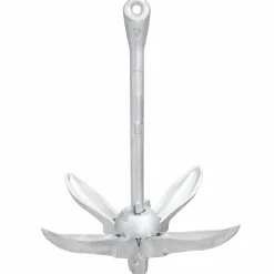 vidaXL Piezas Y Accesorios Para Vehículos-Ancla plegable hierro maleable plateado 1,5 kg