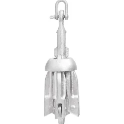 vidaXL Piezas Y Accesorios Para Vehículos-Ancla plegable hierro fundido galvanizado caliente plata 0,7 kg
