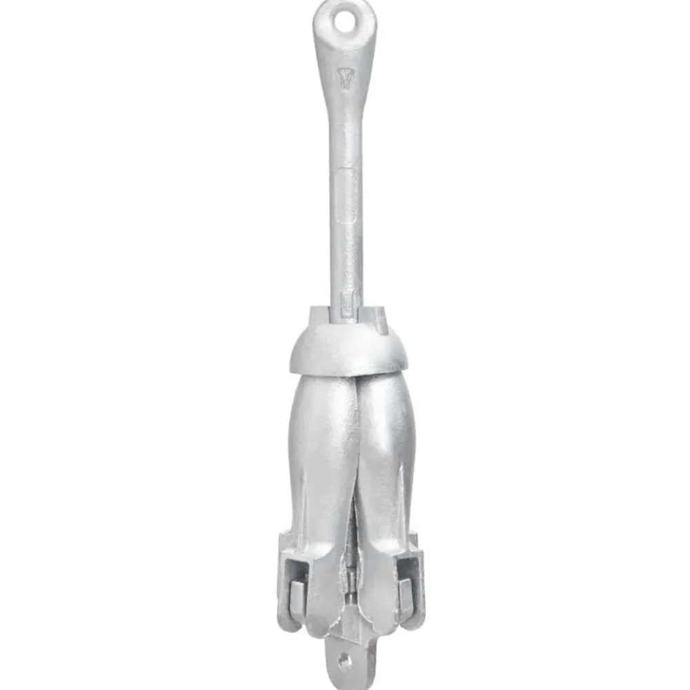 vidaXL Piezas Y Accesorios Para Vehículos-Ancla plegable hierro maleable plateado 6 kg
