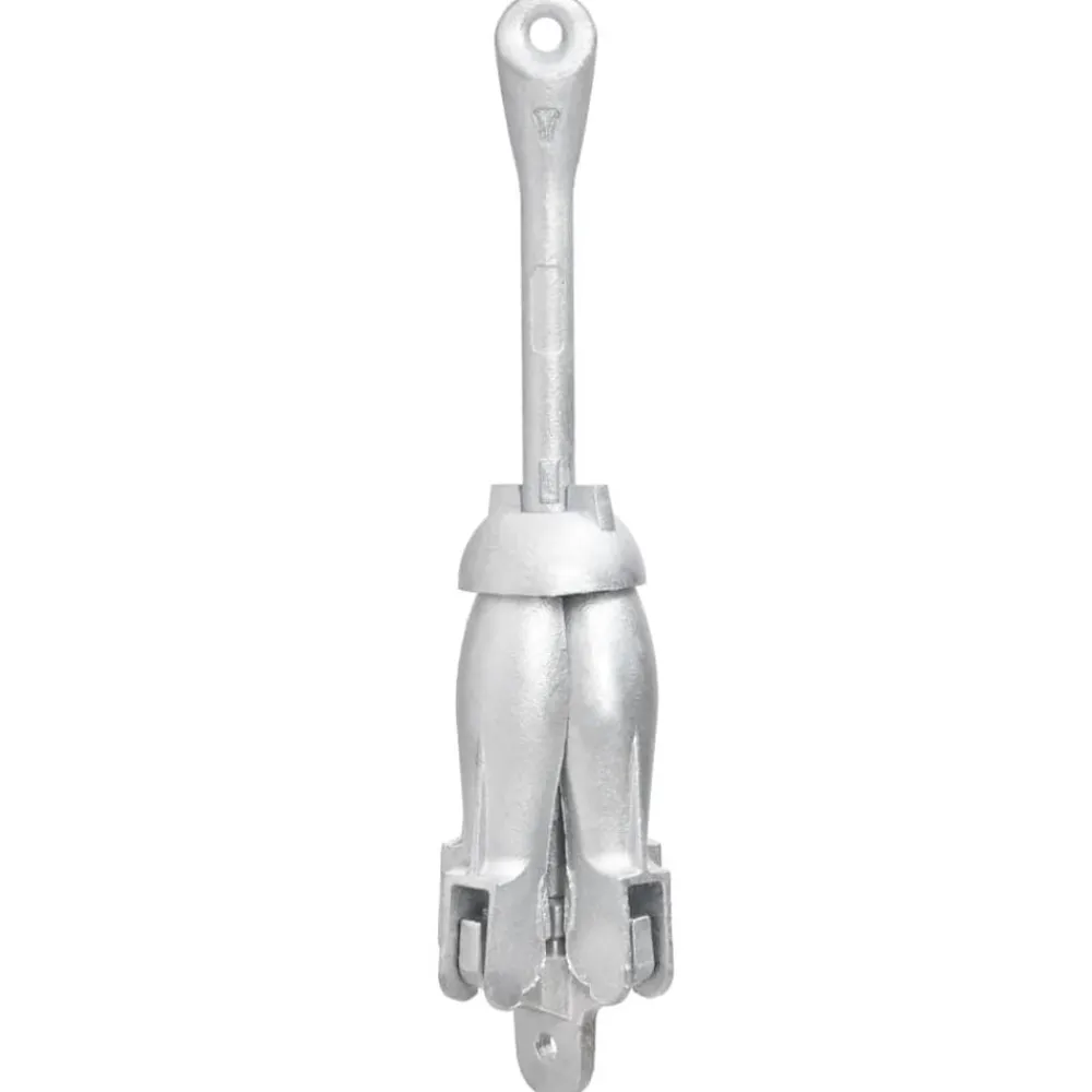 vidaXL Piezas Y Accesorios Para Vehículos-Ancla plegable hierro maleable plateado 8 kg