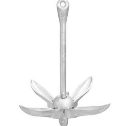 vidaXL Piezas Y Accesorios Para Vehículos-Ancla plegable hierro maleable plateado 8 kg