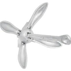 vidaXL Piezas Y Accesorios Para Vehículos-Ancla plegable hierro maleable plateado 8 kg