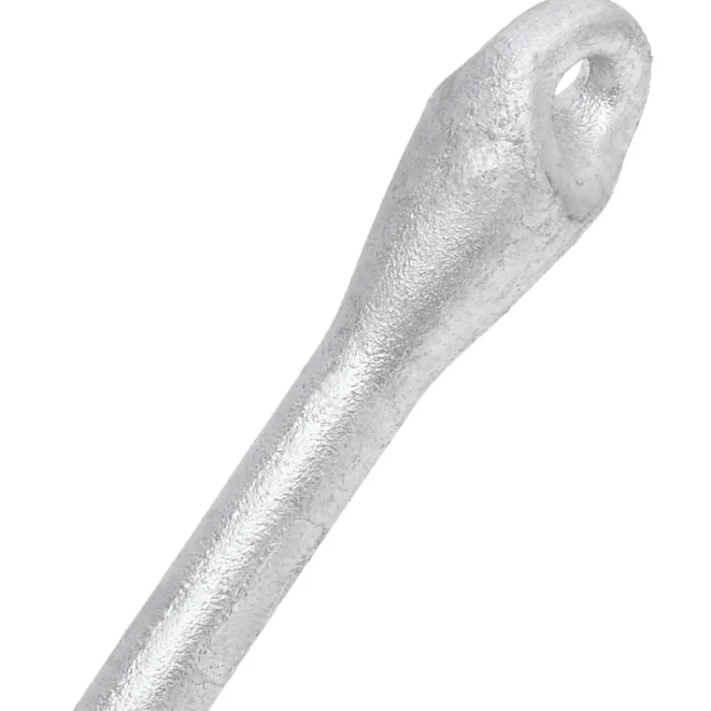 vidaXL Piezas Y Accesorios Para Vehículos-Ancla plegable hierro maleable plateado 3,2 kg
