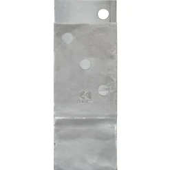 vidaXL Accesorios De Bricolaje-Anclajes de valla 6 uds acero galvanizado plateado 7x6x15 cm