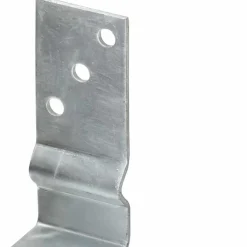 vidaXL Accesorios De Bricolaje-Anclajes de valla 6 uds acero galvanizado plateado 7x6x15 cm