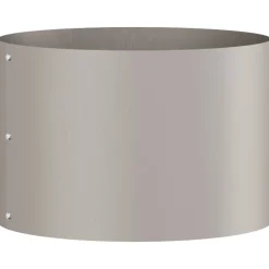 vidaXL Anillo para maceta Marrón 30 x 30 x 20 cm Acero autopatinable Acero oxidado Hot