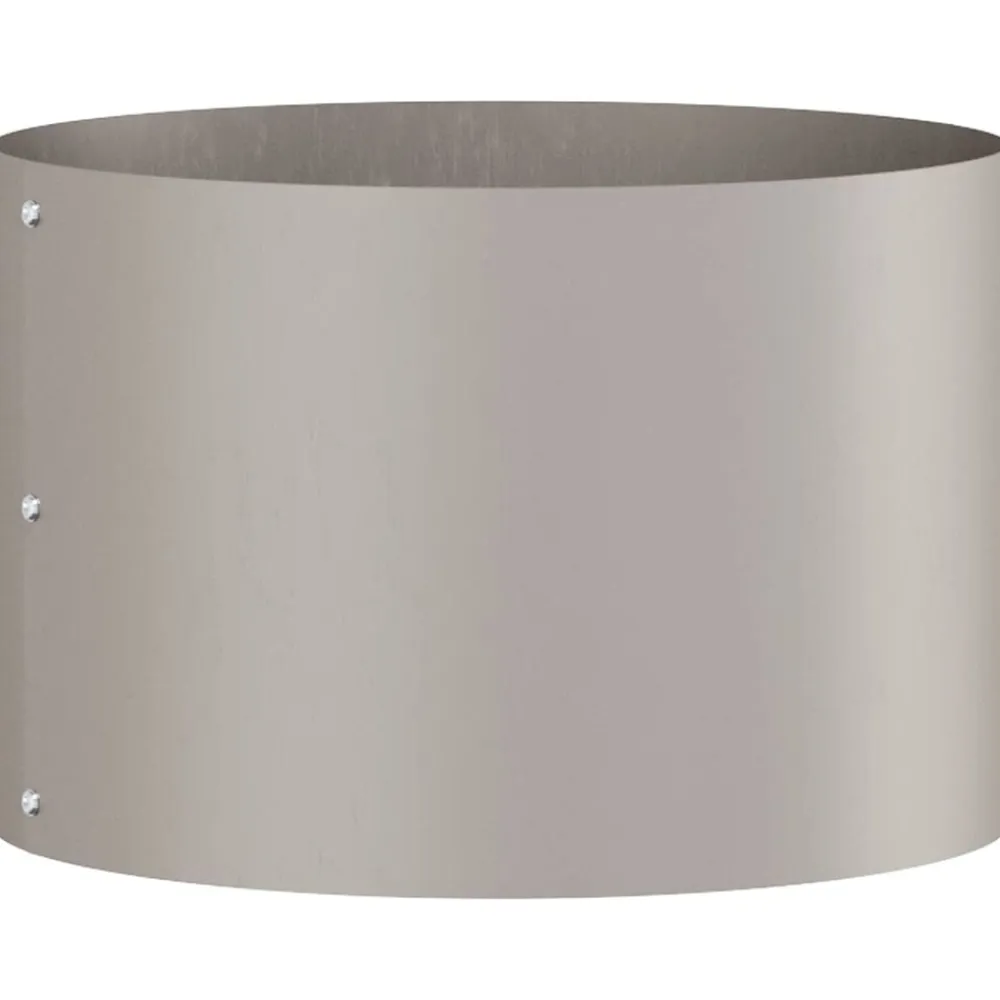 vidaXL Anillo para maceta Marrón 30 x 30 x 20 cm Acero autopatinable Acero oxidado Hot
