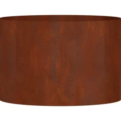 vidaXL Anillo para maceta Marrón 30 x 30 x 20 cm Acero autopatinable Acero oxidado Hot
