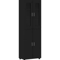 vidaXL Conjuntos De Muebles-Aparador alto con estante FLORIN 60 x 35 x 182 cm