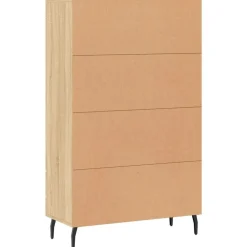 vidaXL Aparador alto madera de ingeniería 69,5x31x115 cm Roble Sonoma Hot