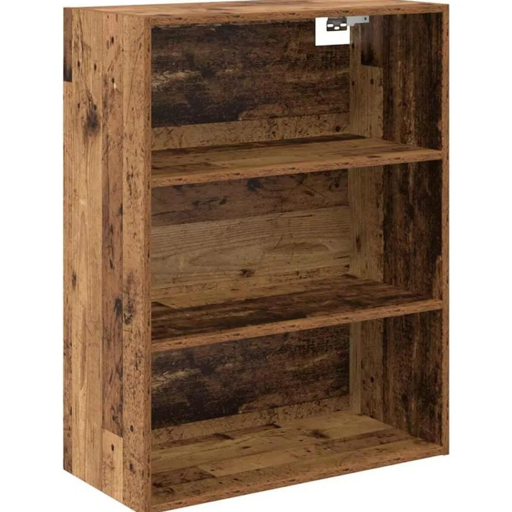 vidaXL Aparador alto 69,5 x 32,5 x 180 cm Madera envejecida Outlet