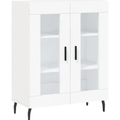 vidaXL Armarios Y Almacenamiento-Aparador alto madera contrachapada 69,5x34x180 cm