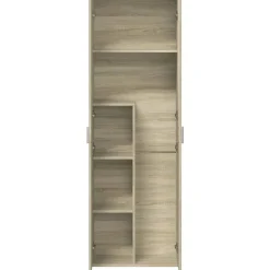 vidaXL Aparador alto madera de ingeniería 60x35x180 cm Roble Sonoma New