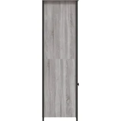 vidaXL Armarios Y Almacenamiento-Aparador alto madera contrachapada Sonoma gris 62x36x121,5 cm