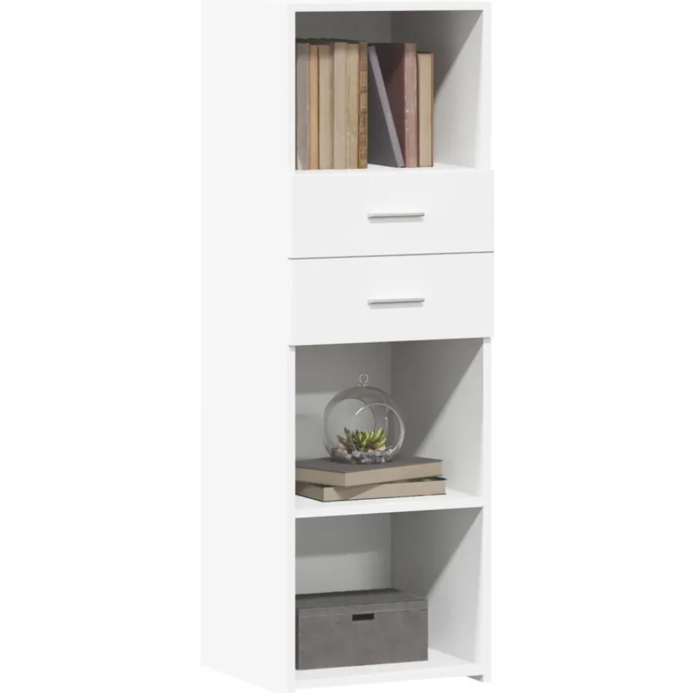 vidaXL Aparador alto madera de ingeniería 40x42,5x124 cm Blanco Online