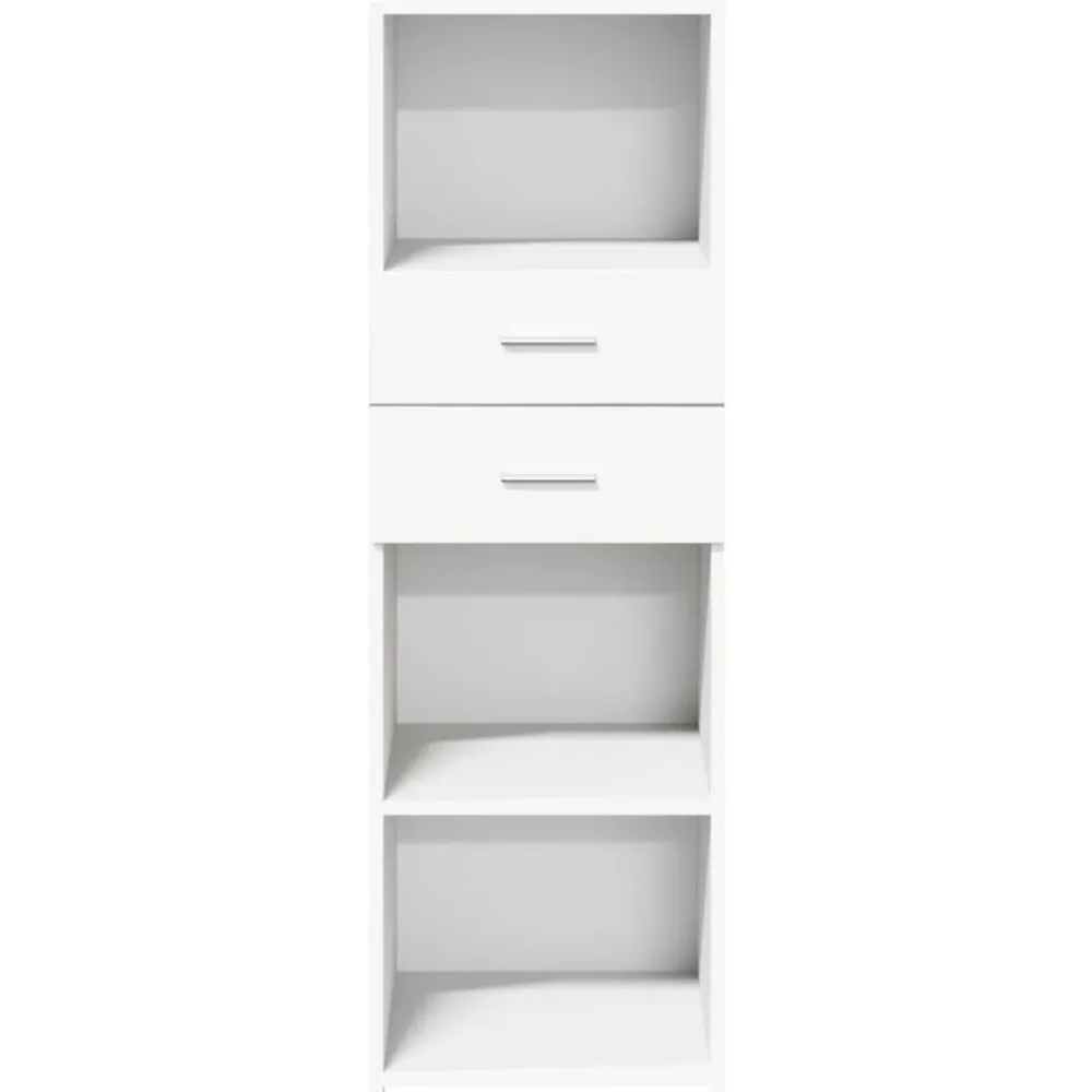 vidaXL Aparador alto madera de ingeniería 40x42,5x124 cm Blanco Online