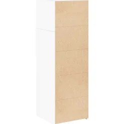 vidaXL Aparador alto madera de ingeniería 40x42,5x124 cm Blanco Online