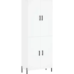 vidaXL Armarios Y Almacenamiento-Aparador alto madera contrachapada 69,5x34x180 cm