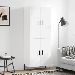 vidaXL Armarios Y Almacenamiento-Aparador alto madera contrachapada 69,5x34x180 cm