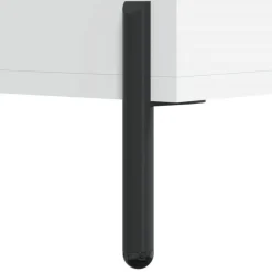 vidaXL Aparador alto madera contrachapada 69,5x34x180 cm Blanco Hot