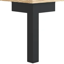 vidaXL Armarios Y Almacenamiento-Aparador alto madera contrachapada color roble 69,5x34x180 cm