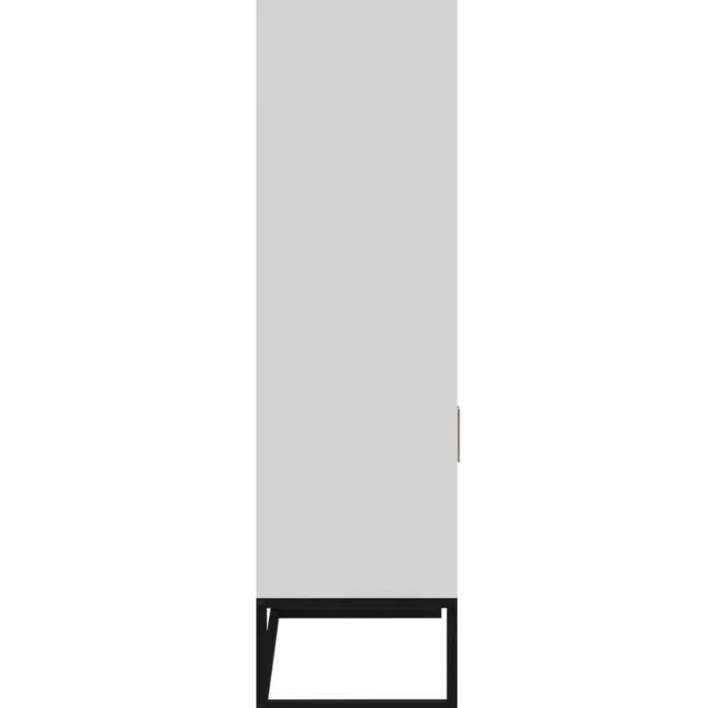 vidaXL Aparador alto madera contrachapada 60x35x125 cm Blanco Online
