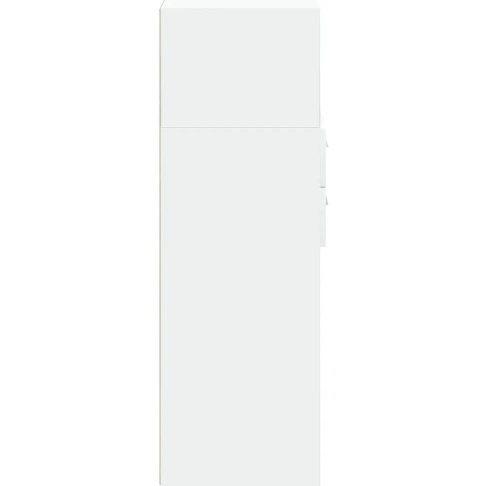 vidaXL Aparador alto madera de ingeniería 50x42,5x124 cm Blanco New