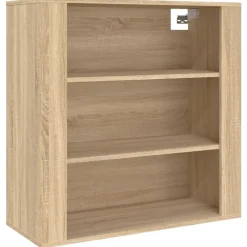 vidaXL Aparador alto madera contrachapada color roble Roble Sonoma Outlet