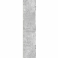 vidaXL Aparador alto madera contrachapada gris hormigón Gris hormigón Sale