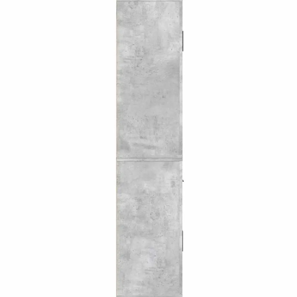 vidaXL Aparador alto madera contrachapada gris hormigón Gris hormigón Sale