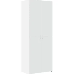 vidaXL Armarios Y Almacenamiento-Aparador alto madera de ingeniería 70x42,5x185 cm