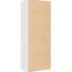 vidaXL Armarios Y Almacenamiento-Aparador alto madera de ingeniería 70x42,5x185 cm