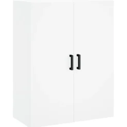 vidaXL Armarios Y Almacenamiento-Aparador alto madera contrachapada 69,5x34x180 cm