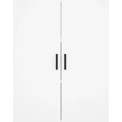 vidaXL Armarios Y Almacenamiento-Aparador alto madera contrachapada 69,5x34x180 cm