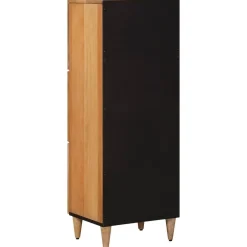 vidaXL Armarios Y Almacenamiento-Aparador alto 40 x 33 x 110 cm Madera de mango maciza