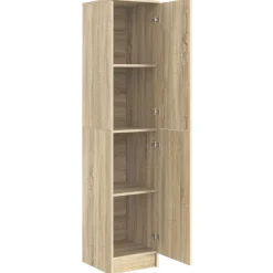 vidaXL Aparador alto 35 x 39 x 168 cm Roble Sonoma Clearance