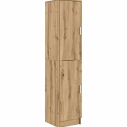 vidaXL Aparador alto Roble artesanal 35 x 39 x 168 cm Roble artisan Hot